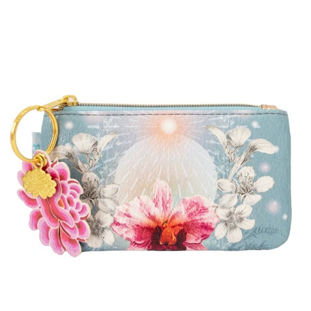 NWT NEW Papaya Higher Love Coin Purse Vegan Leather